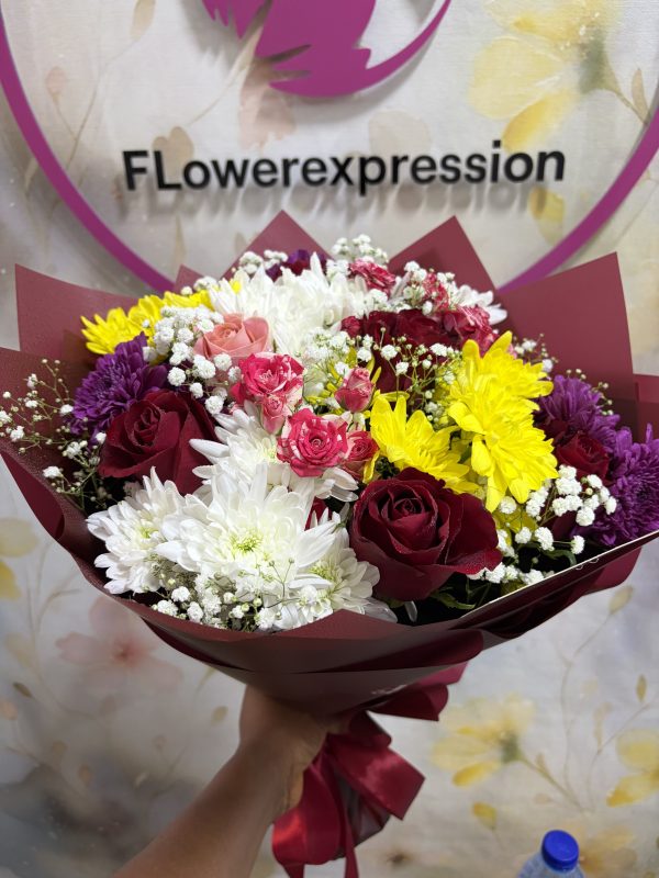 Colourful flower bouquet