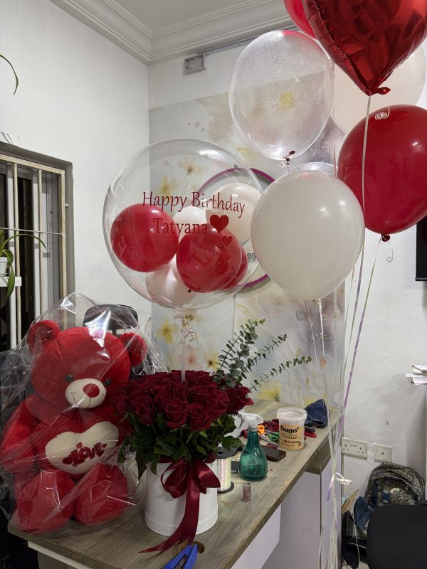 Luxury Birthday Flower Gift Set